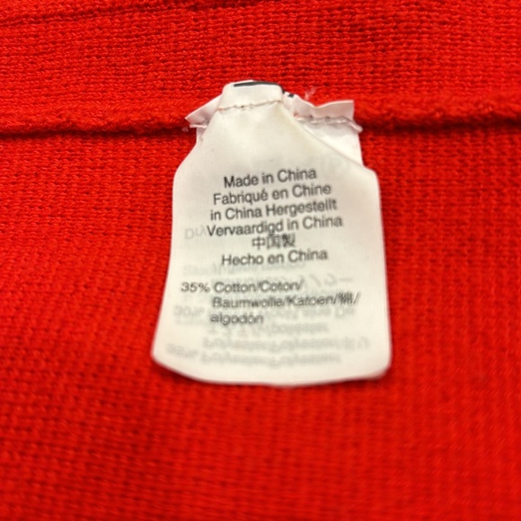 J.CREW 365 Red Open Front Stretchy Jacket, Large Pockets Fits XS To S - Picture 4 of 5